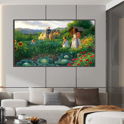 Farm Estate - Full Square Drill Diamond Painting 70*40CM