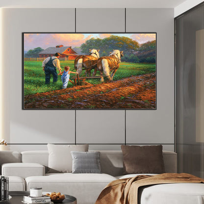 Farm Estate - Full Square Drill Diamond Painting 70*40CM