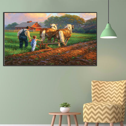 Farm Estate - Full Square Drill Diamond Painting 70*40CM