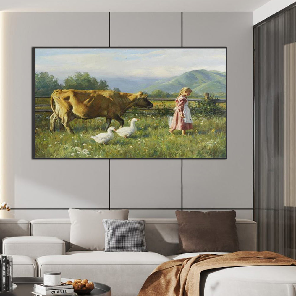 Farm Estate - Full Square Drill Diamond Painting 70*40CM