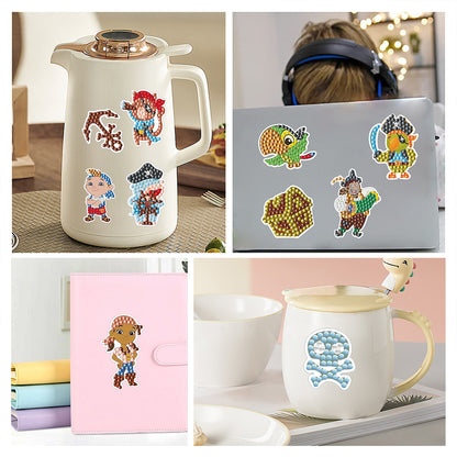 DIY Child Stickers Toy Animals Diamond Stickers Mermaid for Kids Adult Beginners