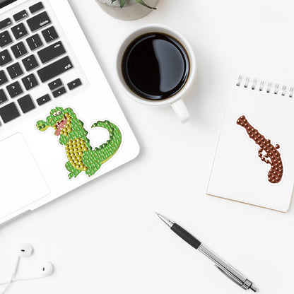 DIY Child Stickers Toy Animals Diamond Stickers Mermaid for Kids Adult Beginners