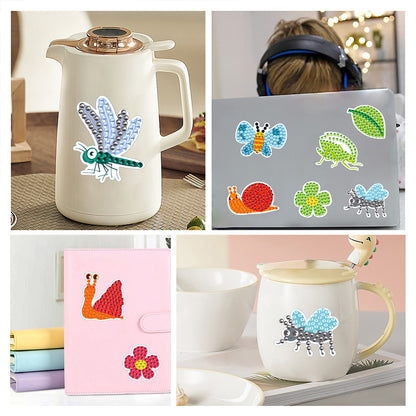 DIY Child Stickers Toy Animals Diamond Stickers Cartoon for Kids Adult Beginners