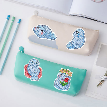 DIY Child Stickers Toy Animals Diamond Stickers Cartoon for Kids Adult Beginners