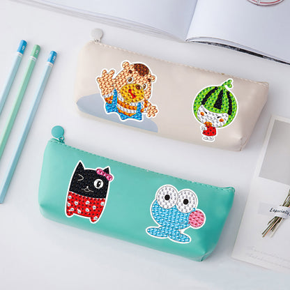 DIY Child Stickers Toy Animals Diamond Stickers Cartoon for Kids Adult Beginners
