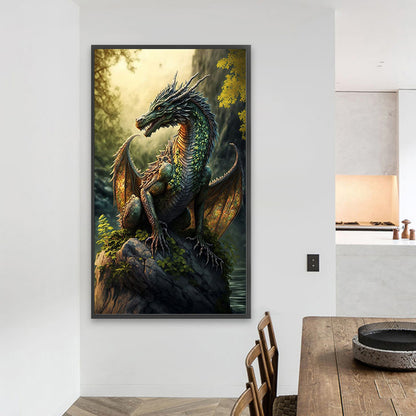 Western Dragon - Full Square Drill Diamond Painting 40*70CM