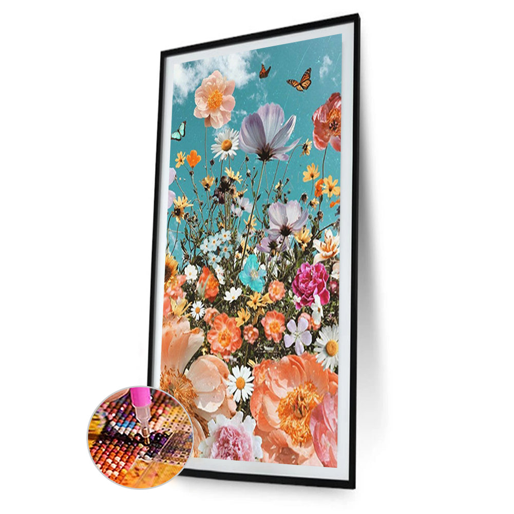 The Flowers - Full Round Drill Diamond Painting 40*70CM