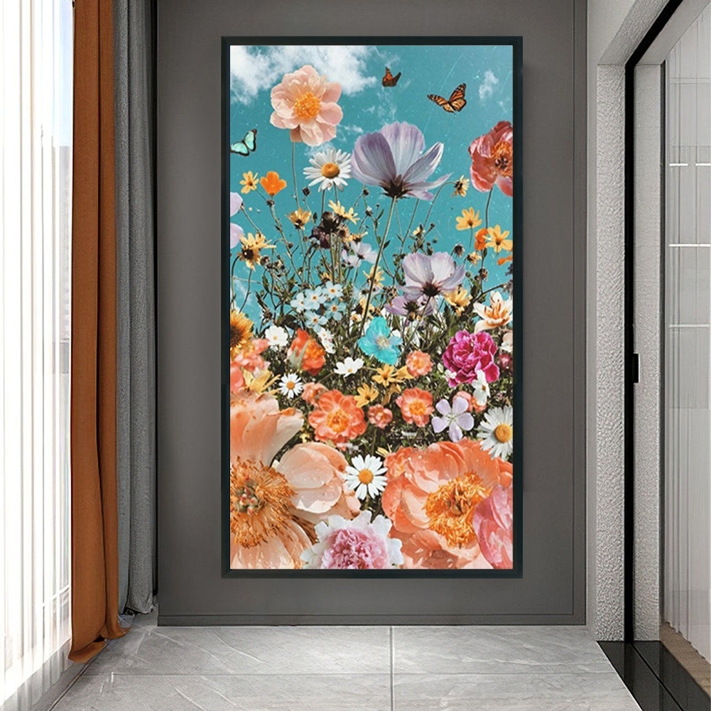 The Flowers - Full Round Drill Diamond Painting 40*70CM