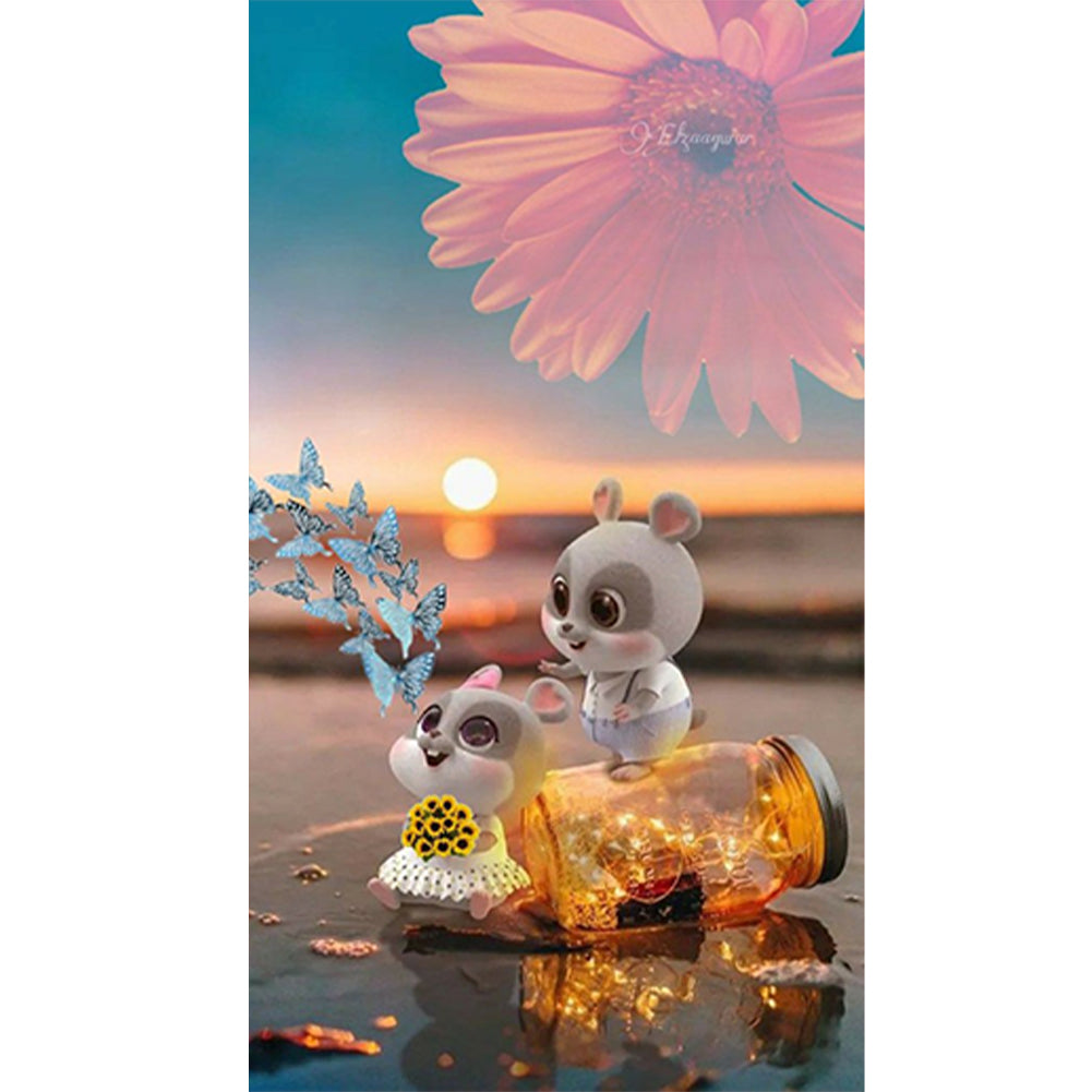 The Flowers - Full Round Drill Diamond Painting 40*70CM