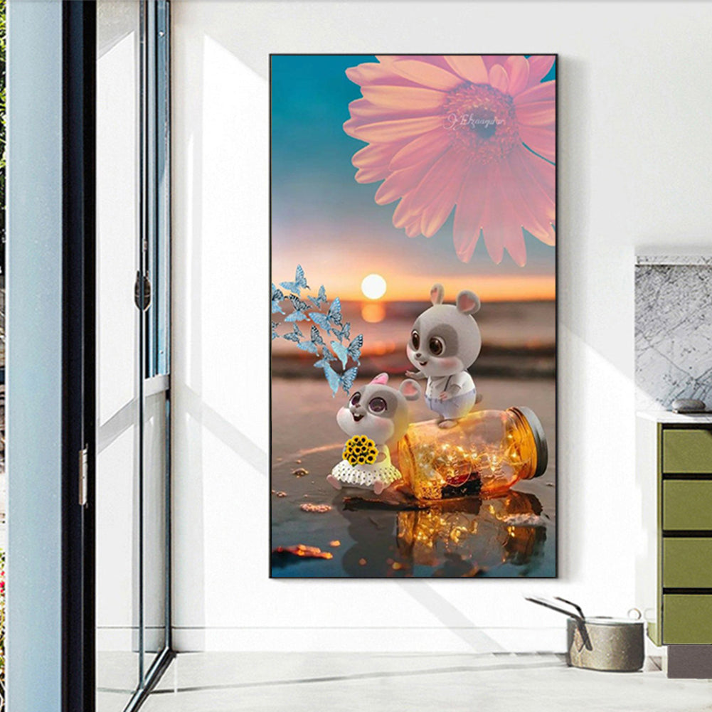 The Flowers - Full Round Drill Diamond Painting 40*70CM