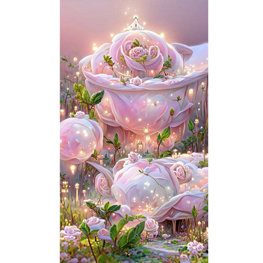 The Flowers - Full Round Drill Diamond Painting 40*70CM