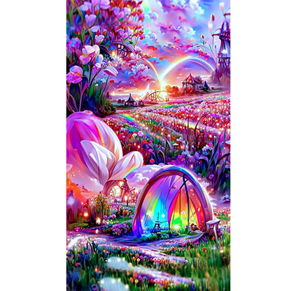 The Flowers - Full Round Drill Diamond Painting 40*70CM