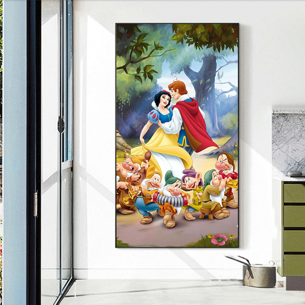 Snow White - Full Round Drill Diamond Painting 40*70CM