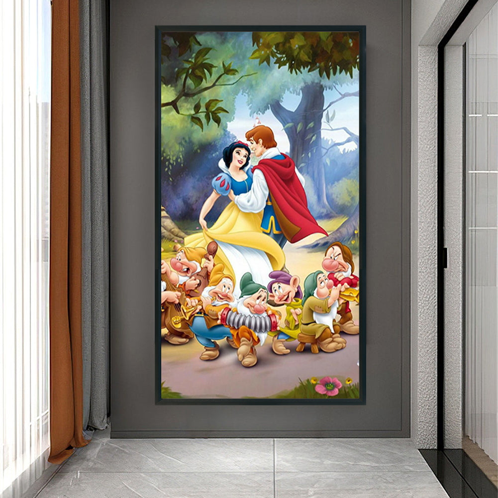 Snow White - Full Round Drill Diamond Painting 40*70CM