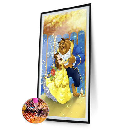 Beauty And The Beast - Full Round Drill Diamond Painting 40*70CM