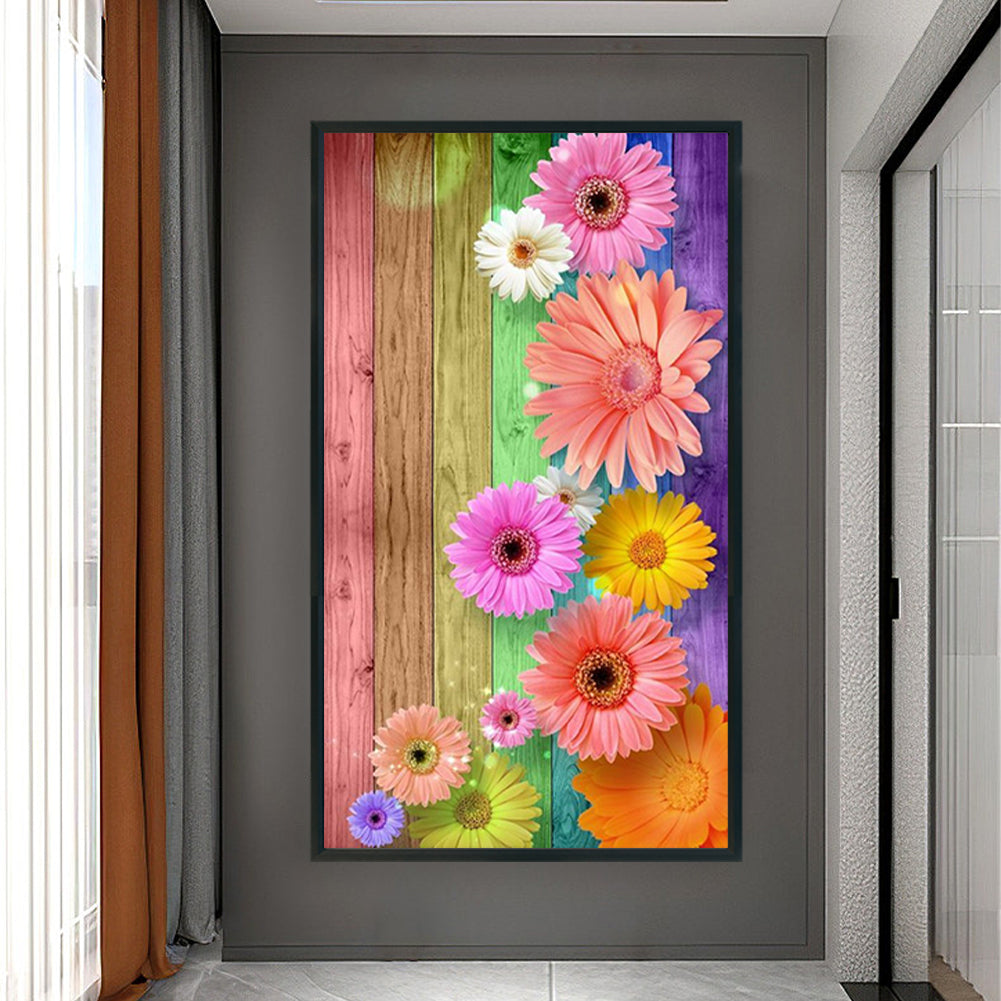 Flower Board - Full Round Drill Diamond Painting 45*80CM