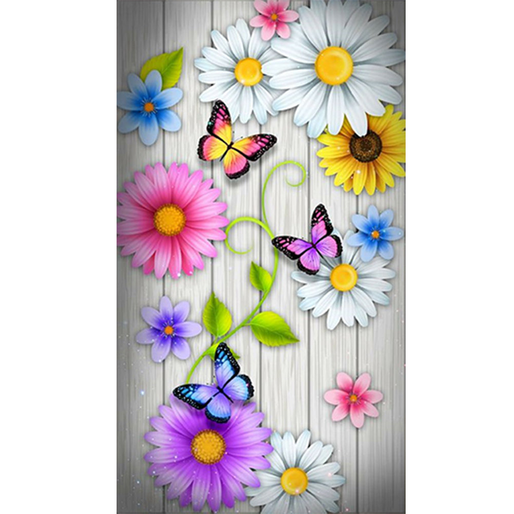 Flower Board - Full Round Drill Diamond Painting 45*80CM