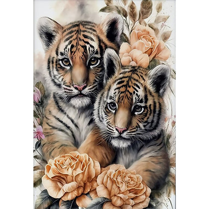 Little Tiger - Full Round Drill Diamond Painting 50*70CM