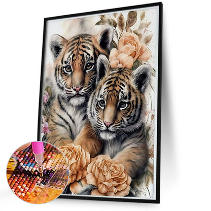 Little Tiger - Full Round Drill Diamond Painting 50*70CM