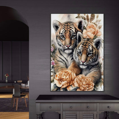 Little Tiger - Full Round Drill Diamond Painting 50*70CM