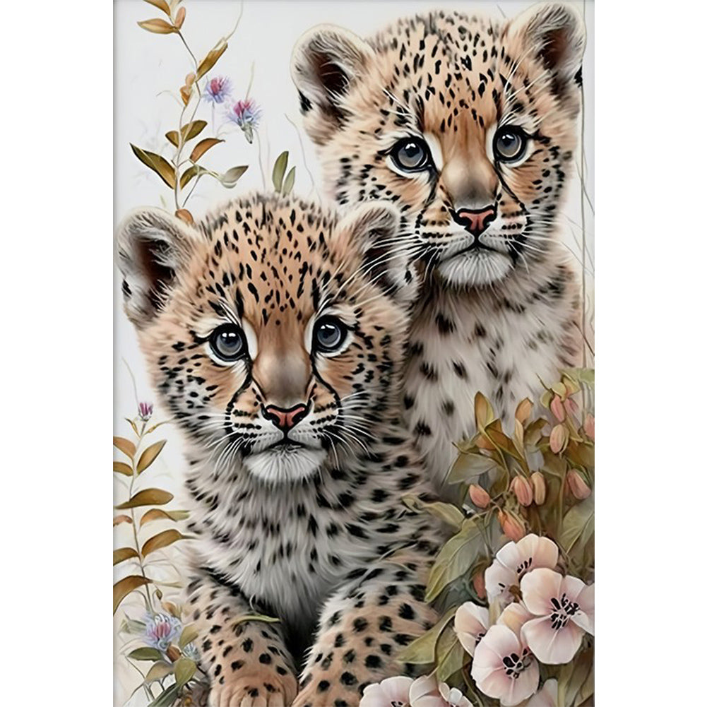 Little Leopard - Full Round Drill Diamond Painting 50*70CM