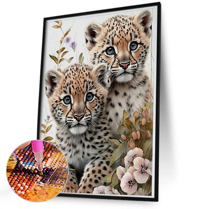 Little Leopard - Full Round Drill Diamond Painting 50*70CM