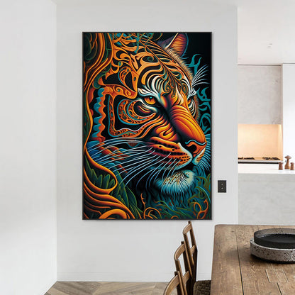 Tiger - Full Round Drill Diamond Painting 50*70CM