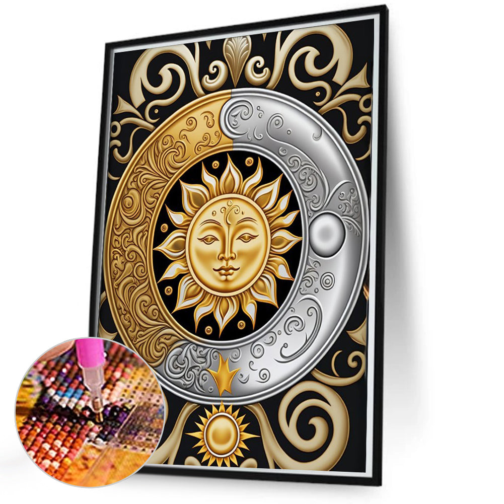 Sun Moon Supreme - Full Round Drill Diamond Painting 50*70CM