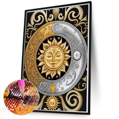 Sun Moon Supreme - Full Round Drill Diamond Painting 50*70CM