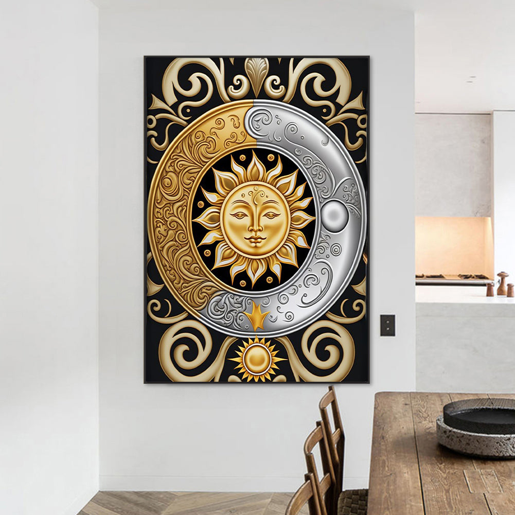 Sun Moon Supreme - Full Round Drill Diamond Painting 50*70CM