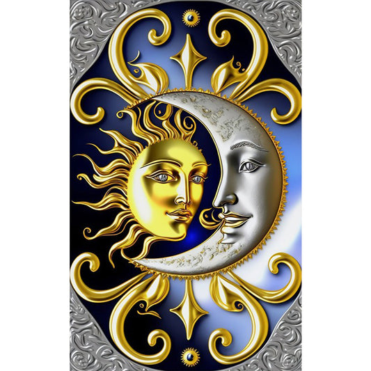 Sun Moon Supreme - Full Round Drill Diamond Painting 50*80CM