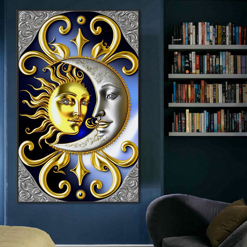 Sun Moon Supreme - Full Round Drill Diamond Painting 50*80CM