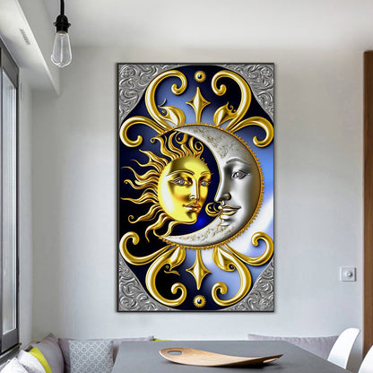 Sun Moon Supreme - Full Round Drill Diamond Painting 50*80CM