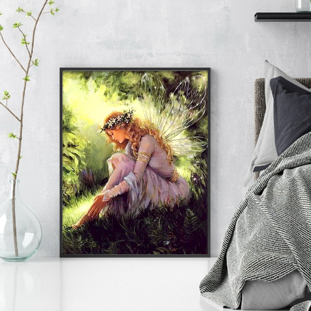 Flower Fairy - 11CT Stamped Cross Stitch 40*50CM