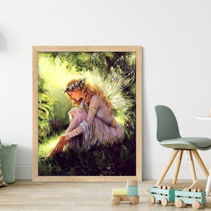 Flower Fairy - 11CT Stamped Cross Stitch 40*50CM