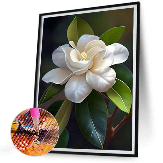 Magnolia - Full Round Drill Diamond Painting 30*40CM