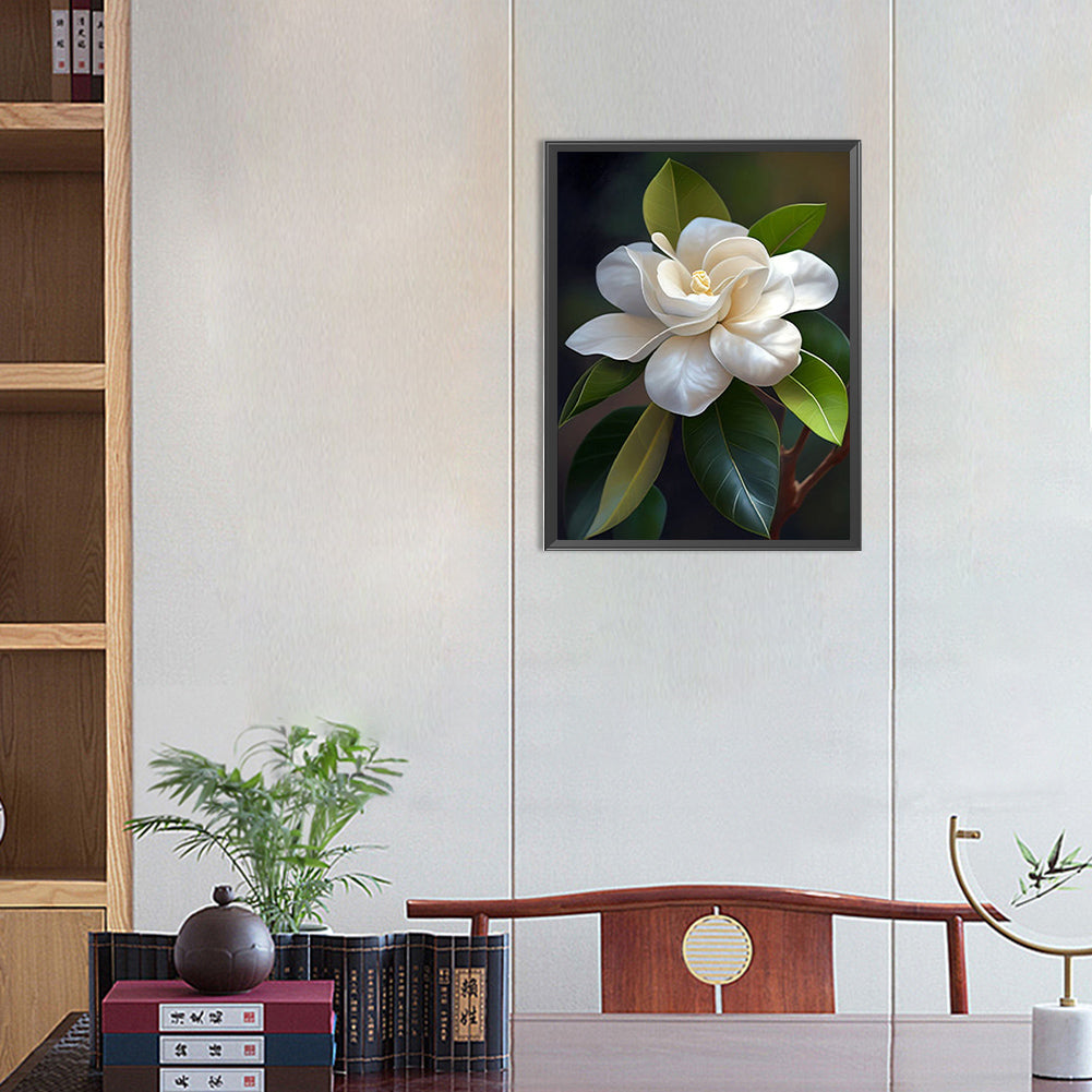 Magnolia - Full Round Drill Diamond Painting 30*40CM