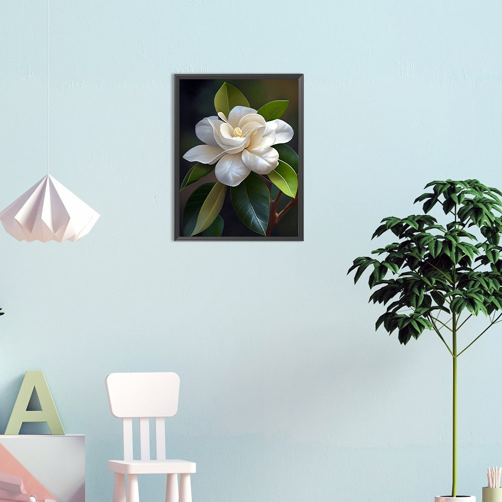 Magnolia - Full Round Drill Diamond Painting 30*40CM