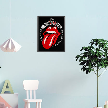 Red Lips - Full Round Drill Diamond Painting 30*40CM