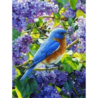 Bluebird - Full Round Drill Diamond Painting 30*40CM