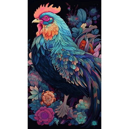 Rooster Independence - Full Round Drill Diamond Painting 40*70CM