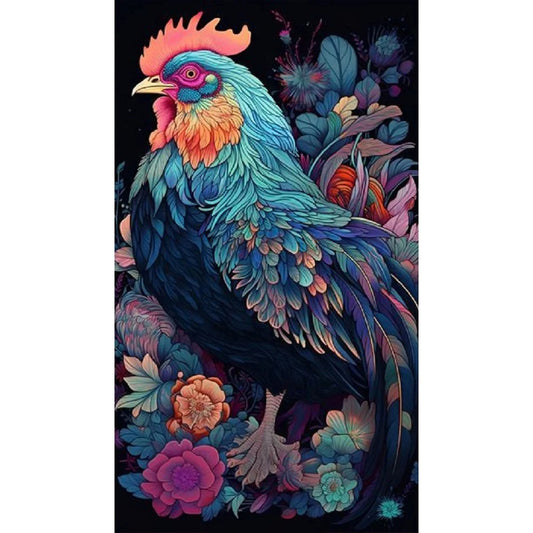 Rooster Independence - Full Round Drill Diamond Painting 40*70CM