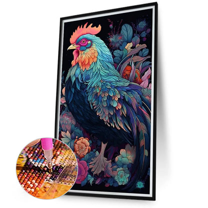 Rooster Independence - Full Round Drill Diamond Painting 40*70CM