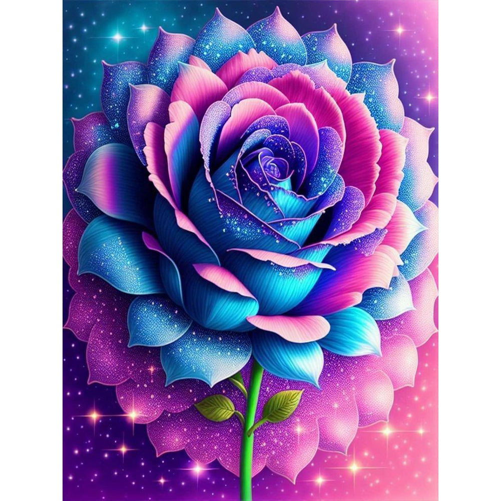 Glitter Rose - Full Round Drill Diamond Painting 30*40CM