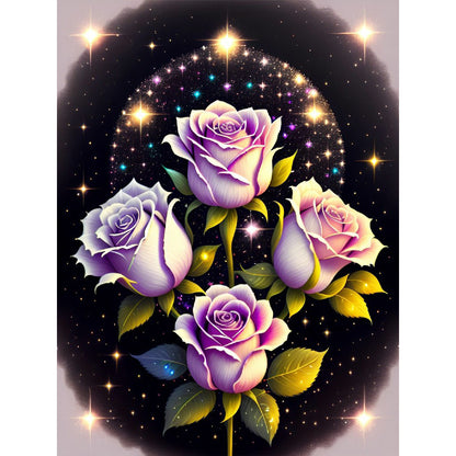 Glitter Rose - Full Round Drill Diamond Painting 30*40CM