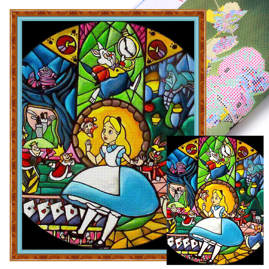 Alice In Wonderland - 11CT Stamped Cross Stitch 50*65CM