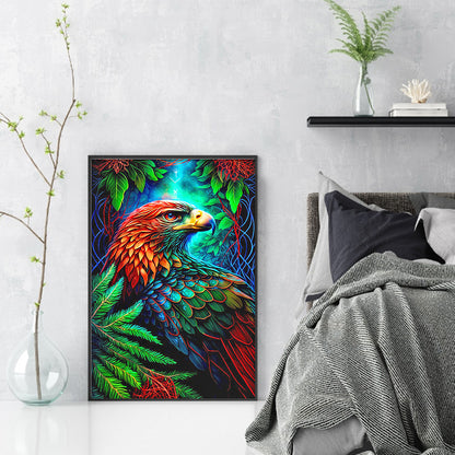 Eagle In The Jungle - 11CT Stamped Cross Stitch 40*60CM