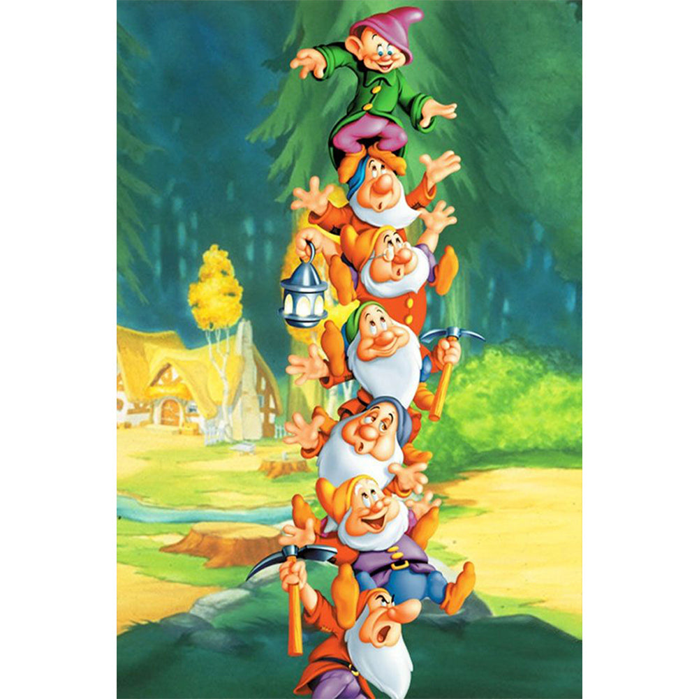 Seven Dwarfs - Full Round Drill Diamond Painting 40*60CM