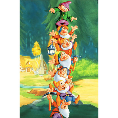 Seven Dwarfs - Full Round Drill Diamond Painting 40*60CM