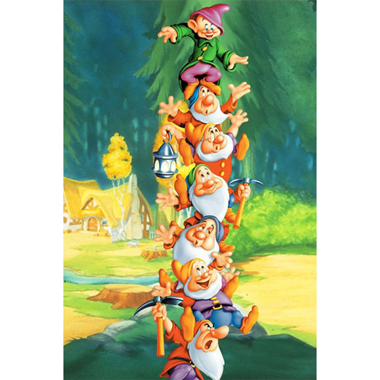 Seven Dwarfs - Full Round Drill Diamond Painting 40*60CM